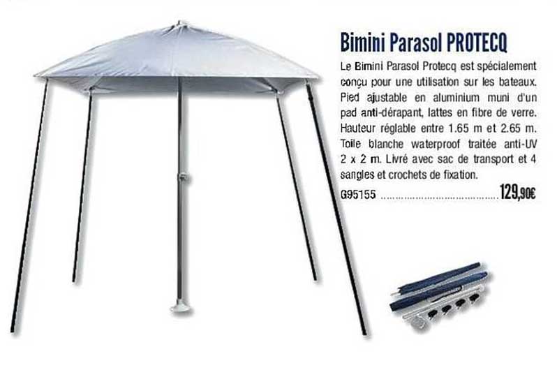 bimini parasol protecq