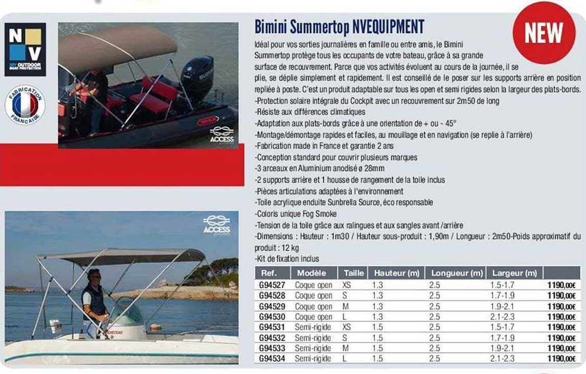 bimini summertop nvequipment