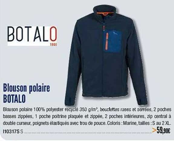 blouson polaire botalo