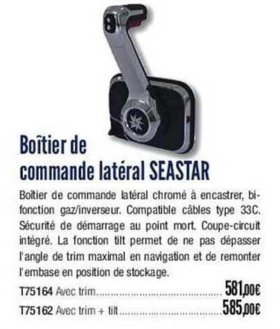 boîtier de commande latéral seastar