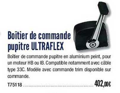 boîtier de commande popitre ultraflex