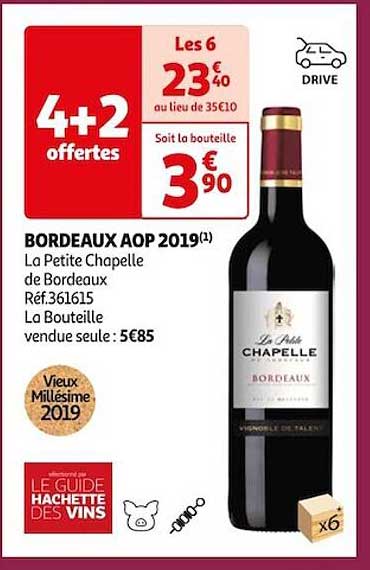 Bordeaux Aop 2019 La Petite Chapelle De Bordeaux