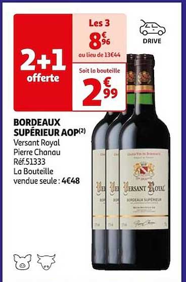 bordeaux supérieur aop versant aop versant royal pierre chanau