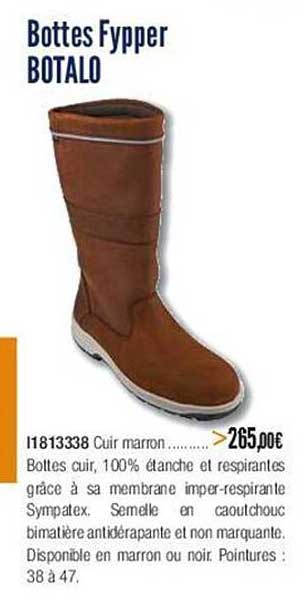 bottes  fypper botalo