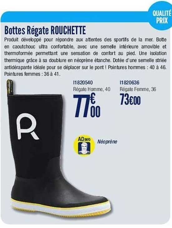 bottes régate rouchette