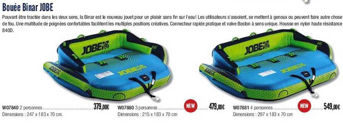 bouée binar jobe
