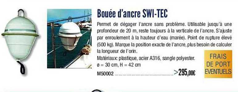 bouée d'ancre swi-tec