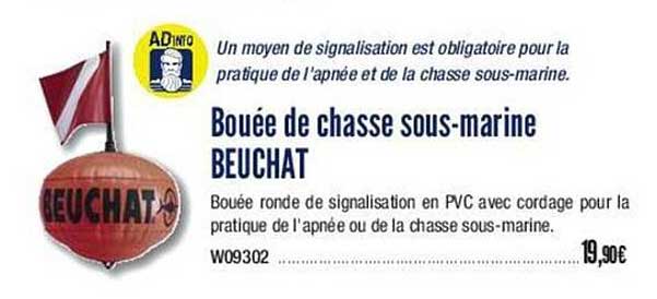 bouée de chasse sous-marine beuchat