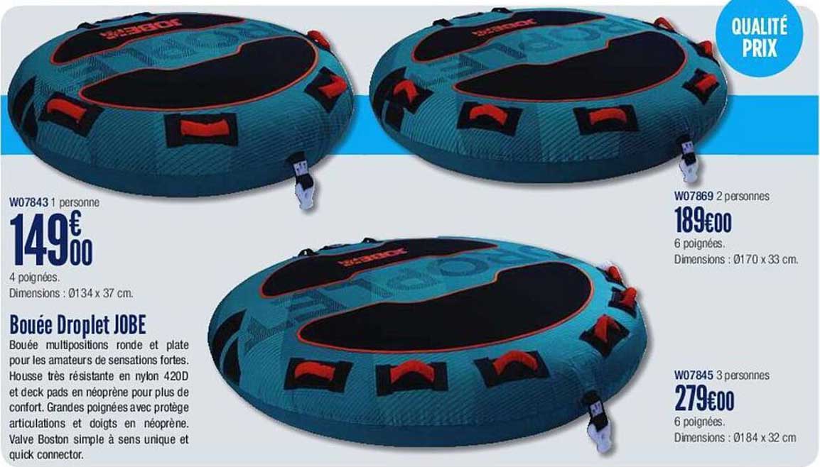 bouée droplet jobe