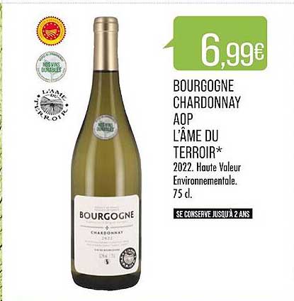 Bourgogne Chardonnay Aop L'âme Du Terroir 2022