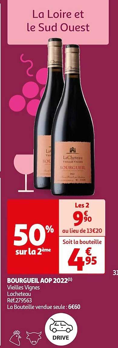 Bourgueil Aop 2022 Vieilles Vignes Lacheteau