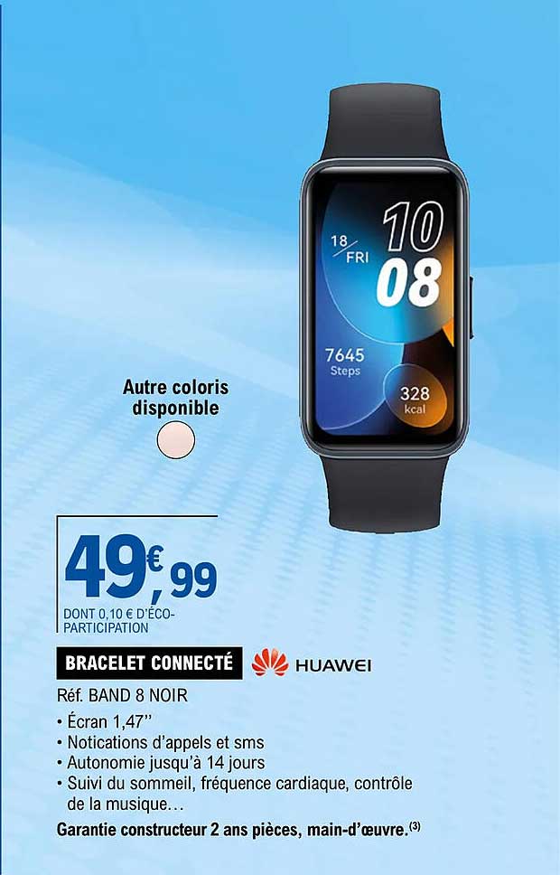 bracelet connecté huawei