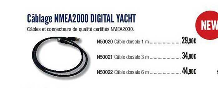 câblage nmea2000 digital yacht