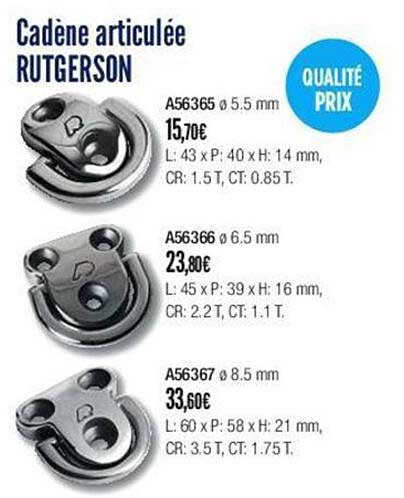 cadène articulée rutgerson