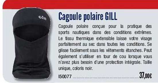 cagoule polaire gill