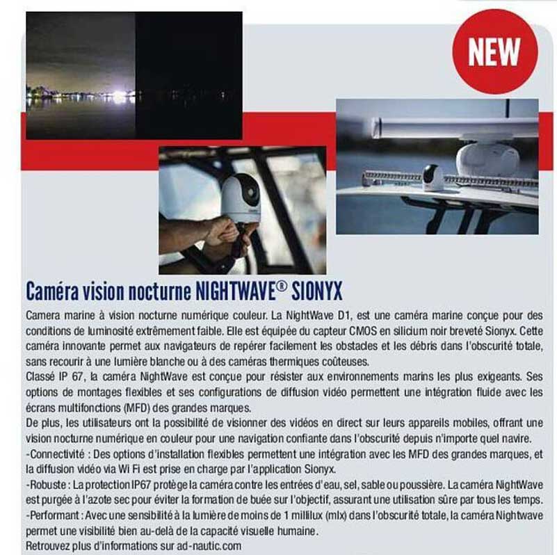 caméra vision nocturne nightwave sionyx