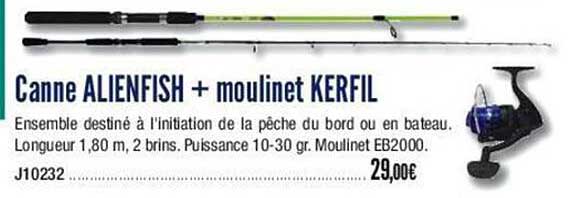 canne alienfish + moulinet kerfil