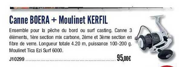 canne boera + moulinet kerfil