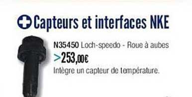 capteurs et interfaces nke