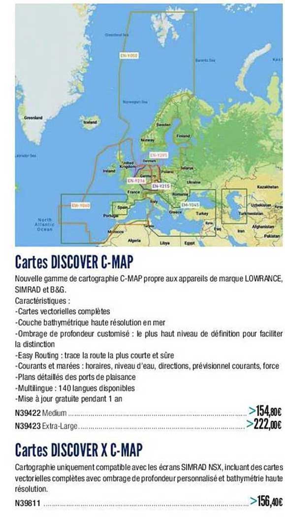 cartes discover c-amp cartes discsover x c-map