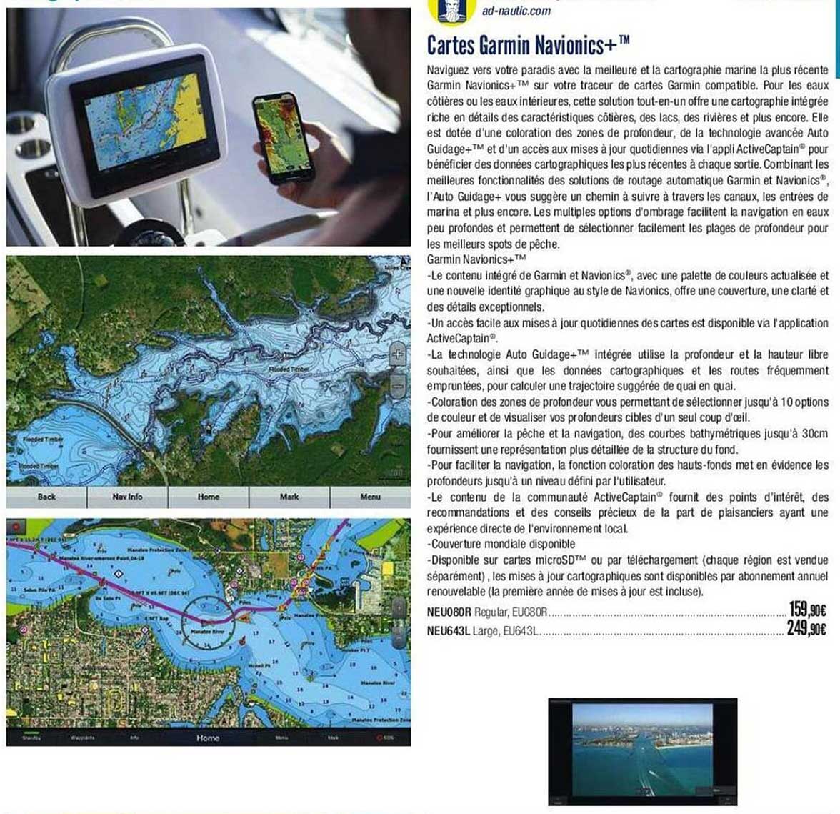 cartes garmin navionics+