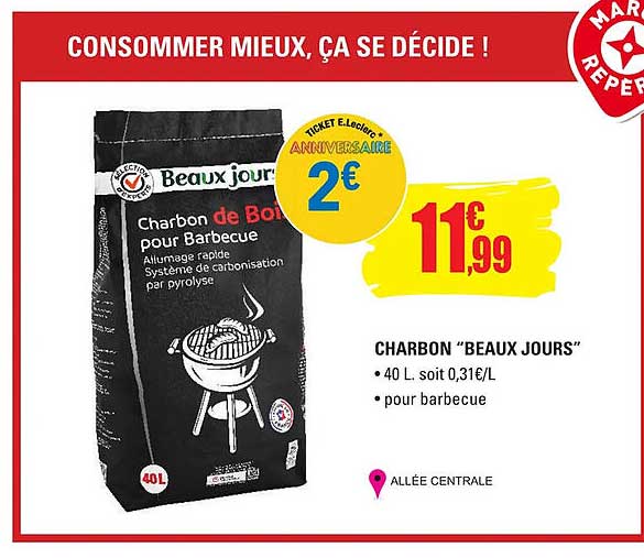 charbon "beaux jours"