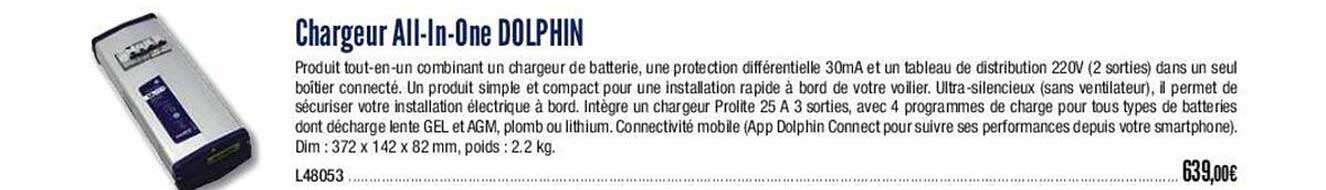 chargeur all-in-one dolphin