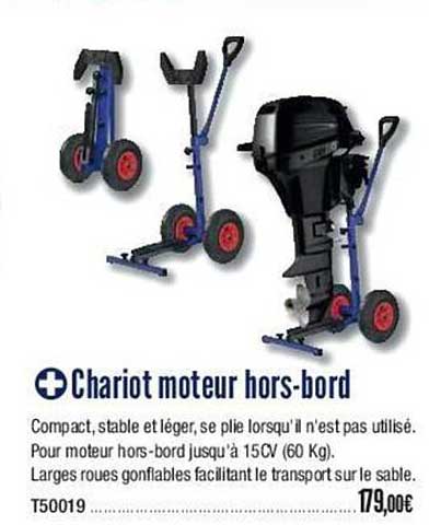 chariot moteur hors-bord