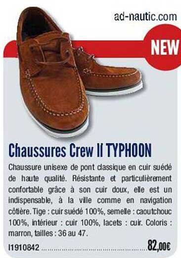 chaussures crew II typhoon