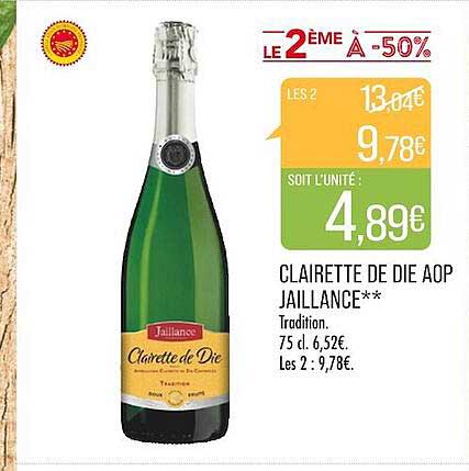 clairette de die aop jaillance tradition