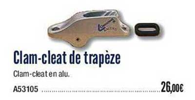 Clam-cleat De Trapèze
