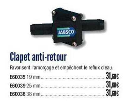 Clapet Anti-retour