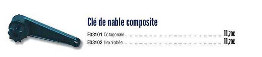 clé de nable composite