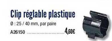 Clip Réglable Plastique