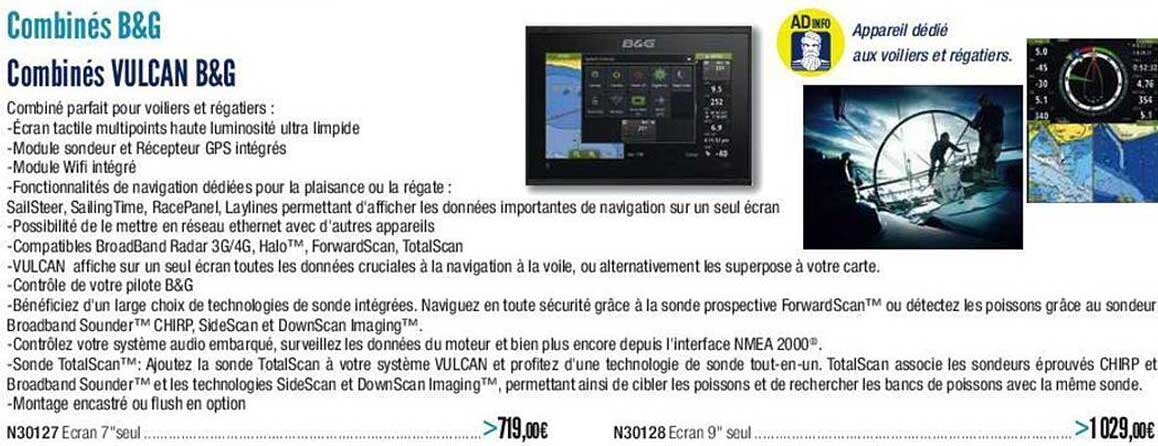 combinés vulcan b&g