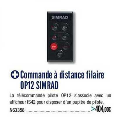 commande à distance filaire op12 smrad