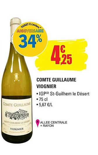 comte guillaume viognier
