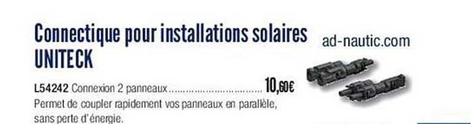 connectique pour installations solaires uniteck