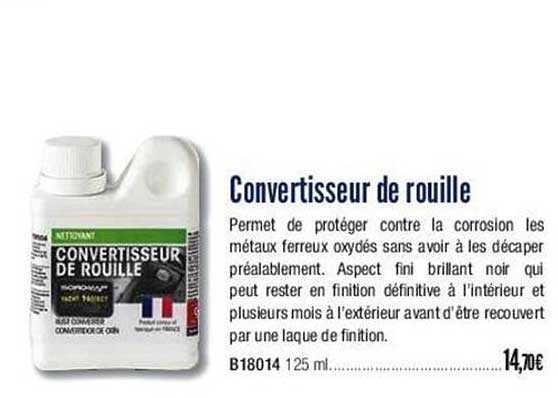 convertisseur de rouille