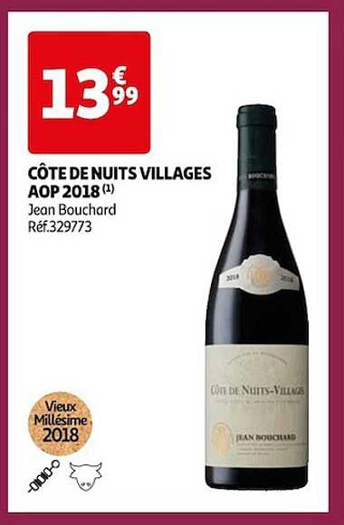 côte de nuits villages aop 2018 jean bouchard