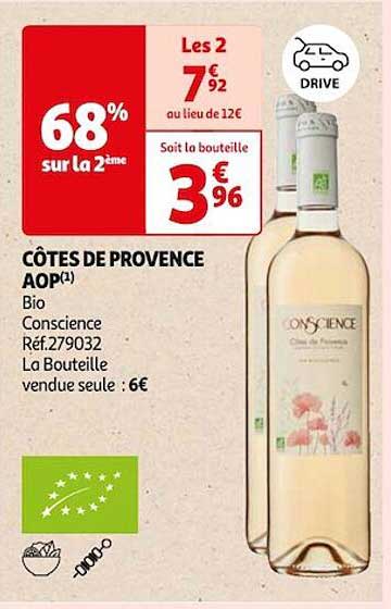 côtes de provence aop bio conscience