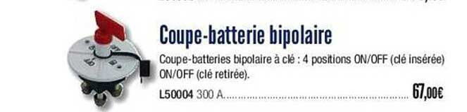 coupe-batterie bipolaire