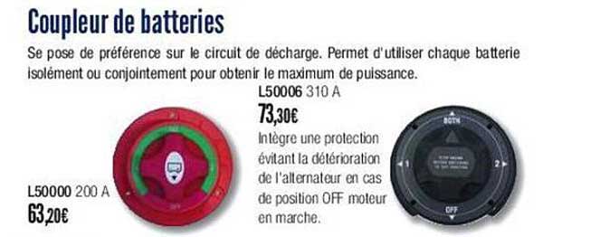 coupleur de batteries