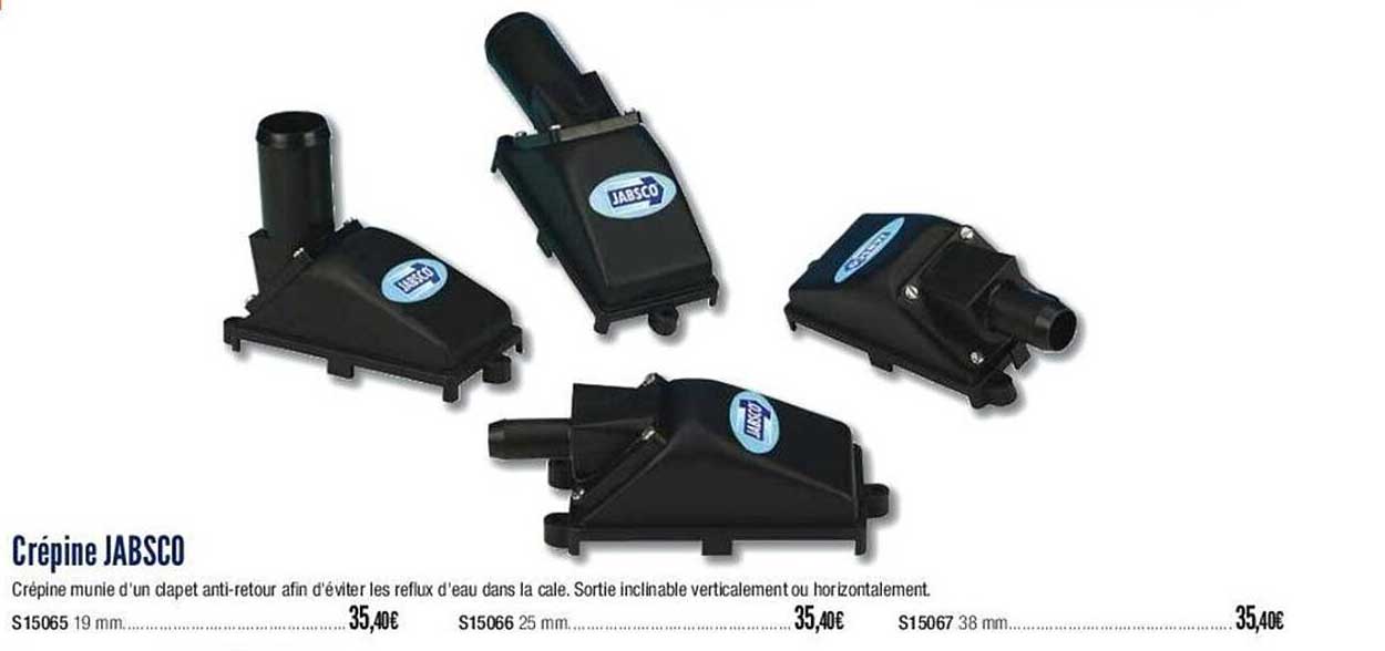 crépine jabsco
