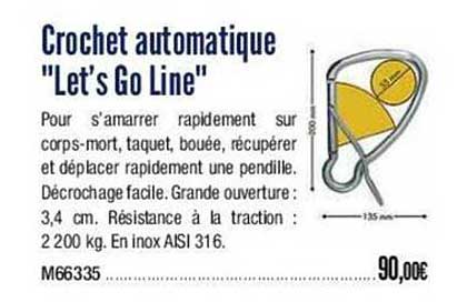 crochet automatique "let's go line"
