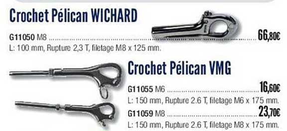 crochet pélican wichard crochet pélican vmg