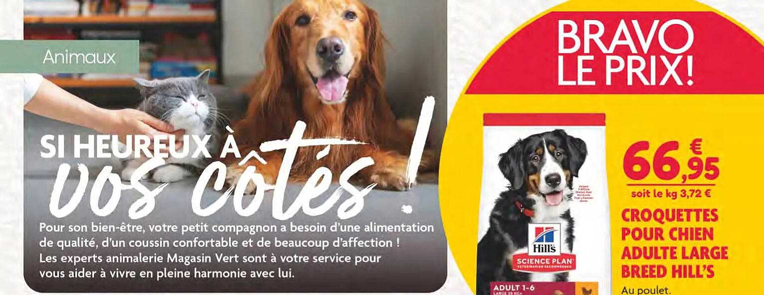 croquettes pour chien adulte large breed hill's