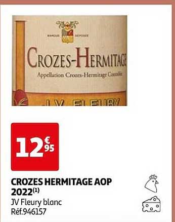 crozes hermitage aop 2022 jv fleury blanc