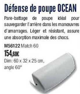 défense de poupe océan