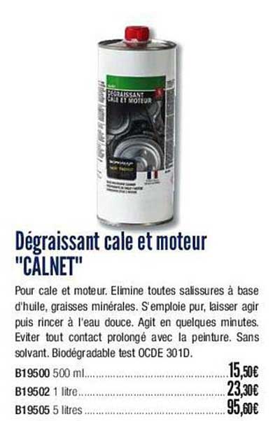 dégraissant cale et moteur "calinet"